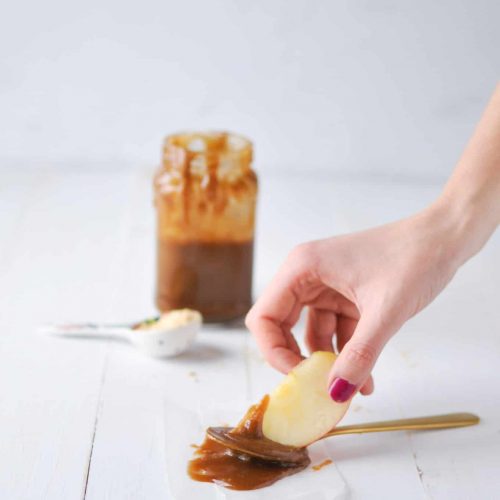 Easy 10 Minute Peanut Butter Caramel Sauce | homemade